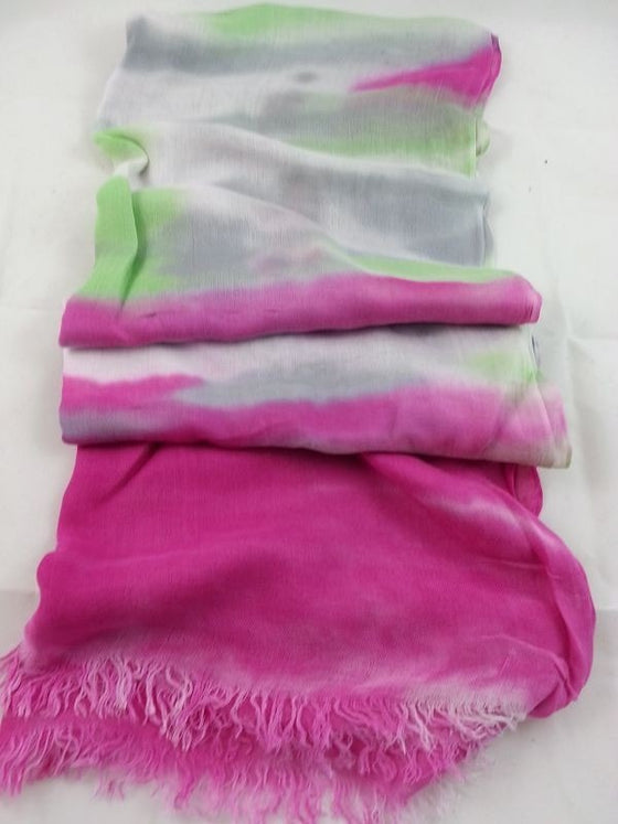 Tie dye print in multiple colors