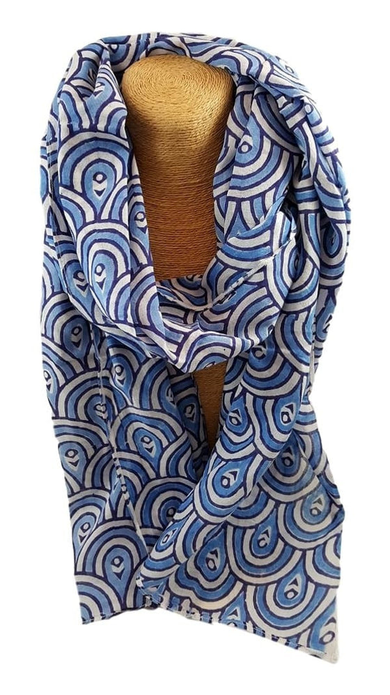 Passion Lilie print cotton scarf