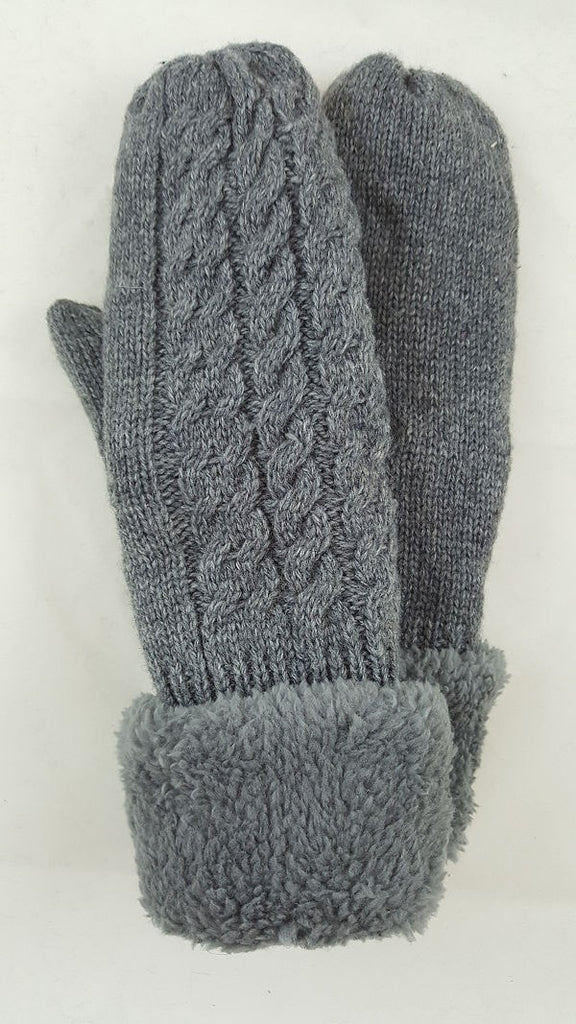 Cable Knit Mittens