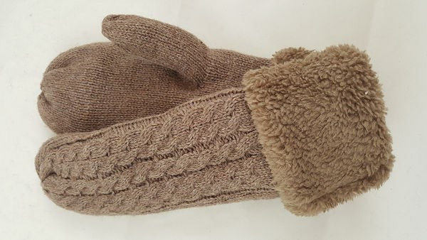 Cable Knit Mittens